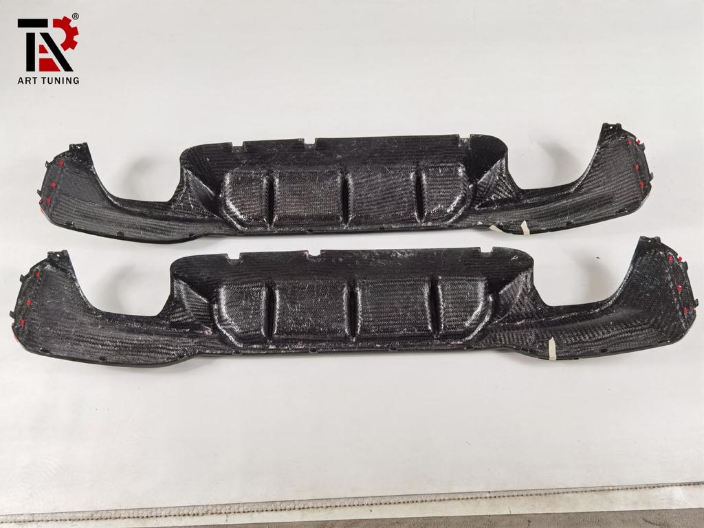 Dry Carbon Fiber Rear Diffuser Lip for BMW 5 Series G30/G38 - M5 Style