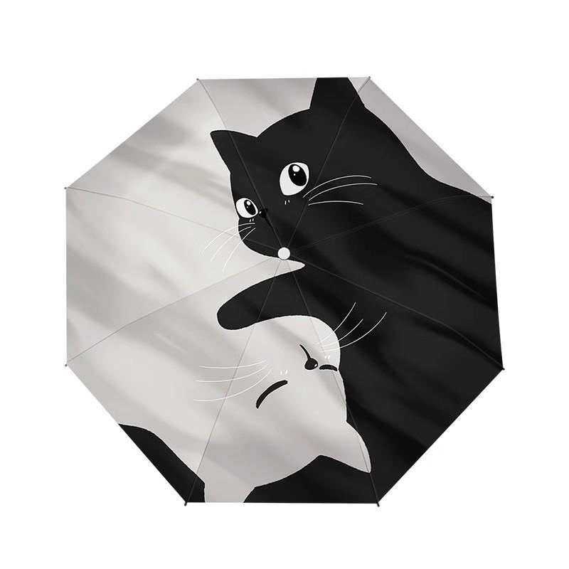Portable Folding Umbrella - UV Sun Protection, Lightweight, for Men, Women & Students, Ideal for Sunny & Rainy Days