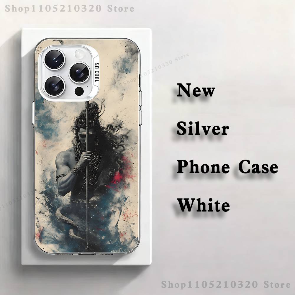 

Lord Shiva Hindu G-God Buddha Phone Case For iPhone 17,16,15,14,13,12,11,Pro,Max,Plus,E,Air,Mini White Tpu Cover iPhone13PROMAX