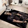 Resident Evil Leon S. Kennedy2 Printed Absorbent Washable Carpet, Non-Slip Bathroom Mats, Kitchen Rugs, Yoga Mat,Living Room Entrance, Camping Picnic 