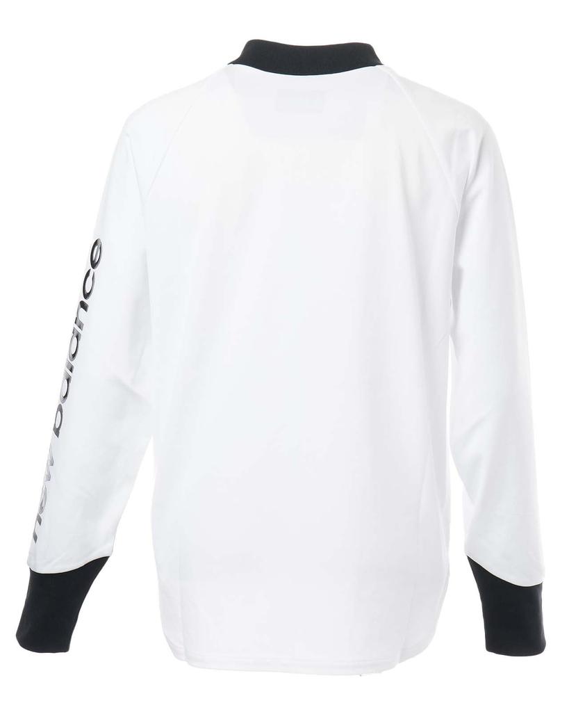 Golf Langermet Mock Neck Skjorte Punkt 3 [New Balance] Dame (Elastisk/Ett logo) / 012-5167501 030_Hvit [LL]