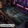 Custom Text Big Mousepad, Extended Desk Pad For Laptop Work GamePet Sematary