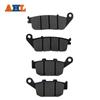 AHL 2 Pairs Motorcycle Brake Pads for HONDA NTV 650 NTV650 1988-1997 Revere Black Brake Disc Pad