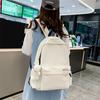 Schoolbag Korean version ins simple schoolbag female solid color campus large capacity primary school students fourth, fifth and sixth grades junior 