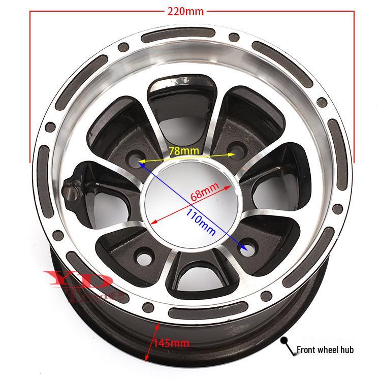 19x7.00-8 ATV Beach Tire & 18x9.5-8 Aluminum Wheel Rim for Four-Wheeled Vehicle