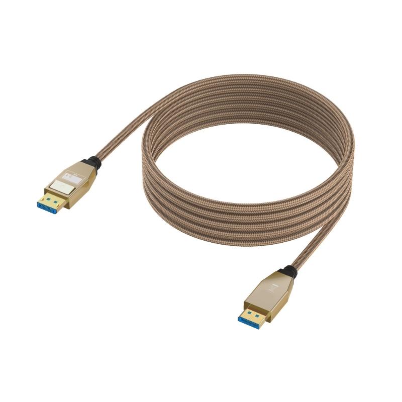 

2.1 DP Cable Cord Line 80G Bandwidth 16K@30Hz 8K@240Hz HDCP 2.2 for Gaming PC Graphics Cards 1