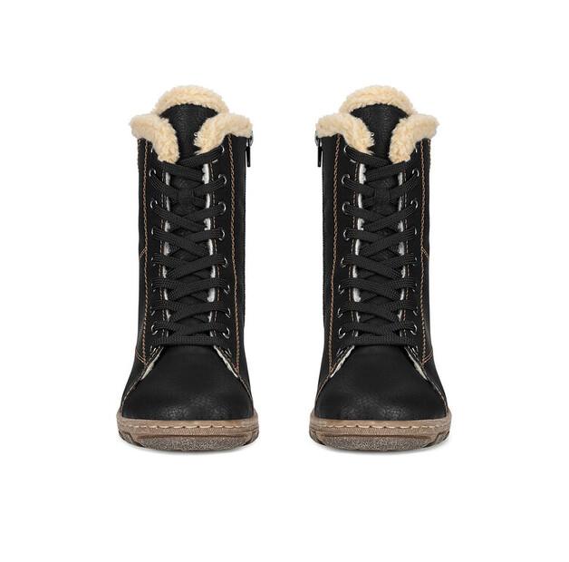 Rieker Z0102-00 Black Ankle Boots