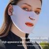 1Pc For Men Summer For Women Silk Scarf Sun Uv Protection Ice Silk Face Scarf Sunscreen Mask Anti-Uv Face Cover Sunscreen Veil