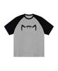 Kikimimi Raglan Kitty Big Logo T-Shirt (Melange)