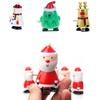 Exquisite Santa Clockwork Wind Up Toys For Kids Christmas Party Bag Stocking Fillers