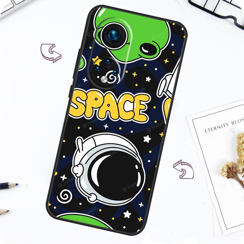 Aesthetics Cute Cartoon Alien Case For Honor Magic 7 Lite 5 6 Pro Honor 200 50 70 90 Lite X8b X9a X8a X8 X9 X9c X9b Cover