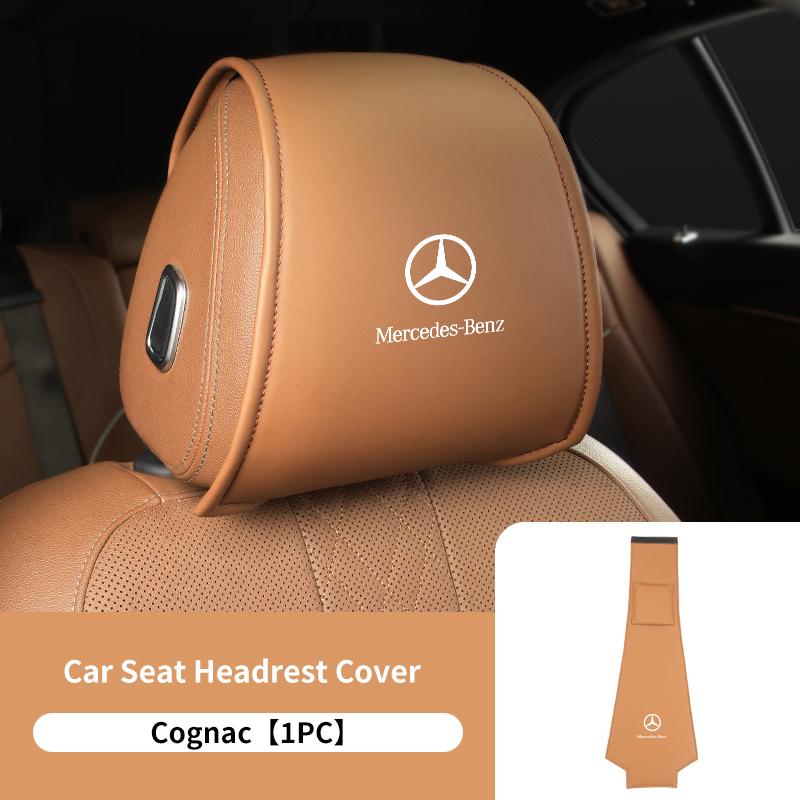 GLC GLB Auto Leder Kopfstütze Schmutzabweisende Abdeckung Kratzfeste Kissenhülle Für Benz CLK GLC W212 C200 C300 W203 W204 W205 W169 W176