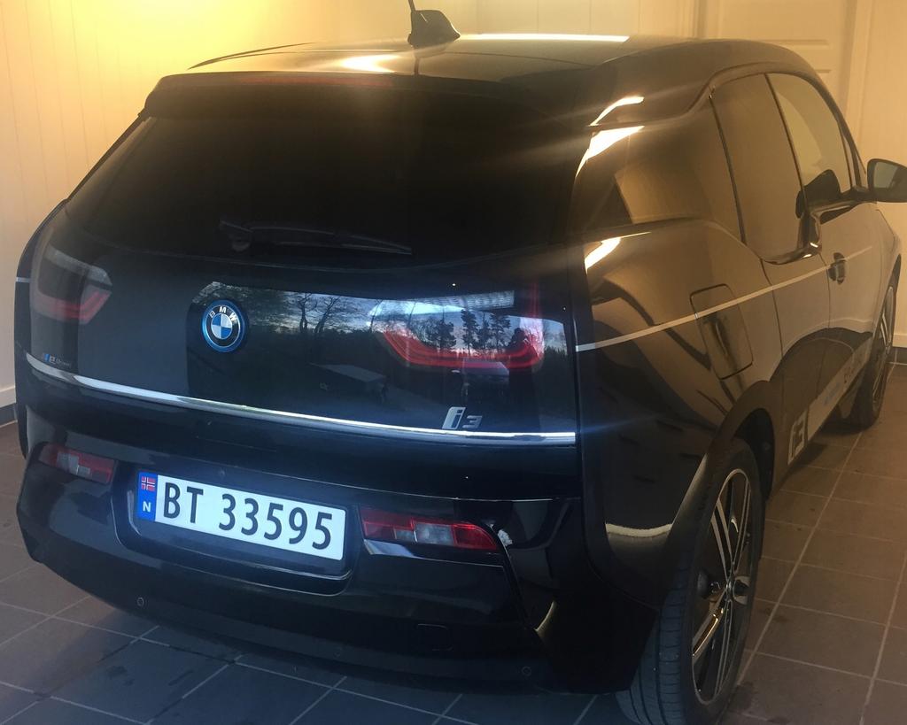 Bmw I3 I01 2013- Striscia Cromata Portellone Posteriore