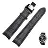 Curved End Men's Watchband for Citizen BL9002-37 05A BT0001-12E 01A  Watchstrap Genuine Leather with Butterfly Buckle 20 21 22mm