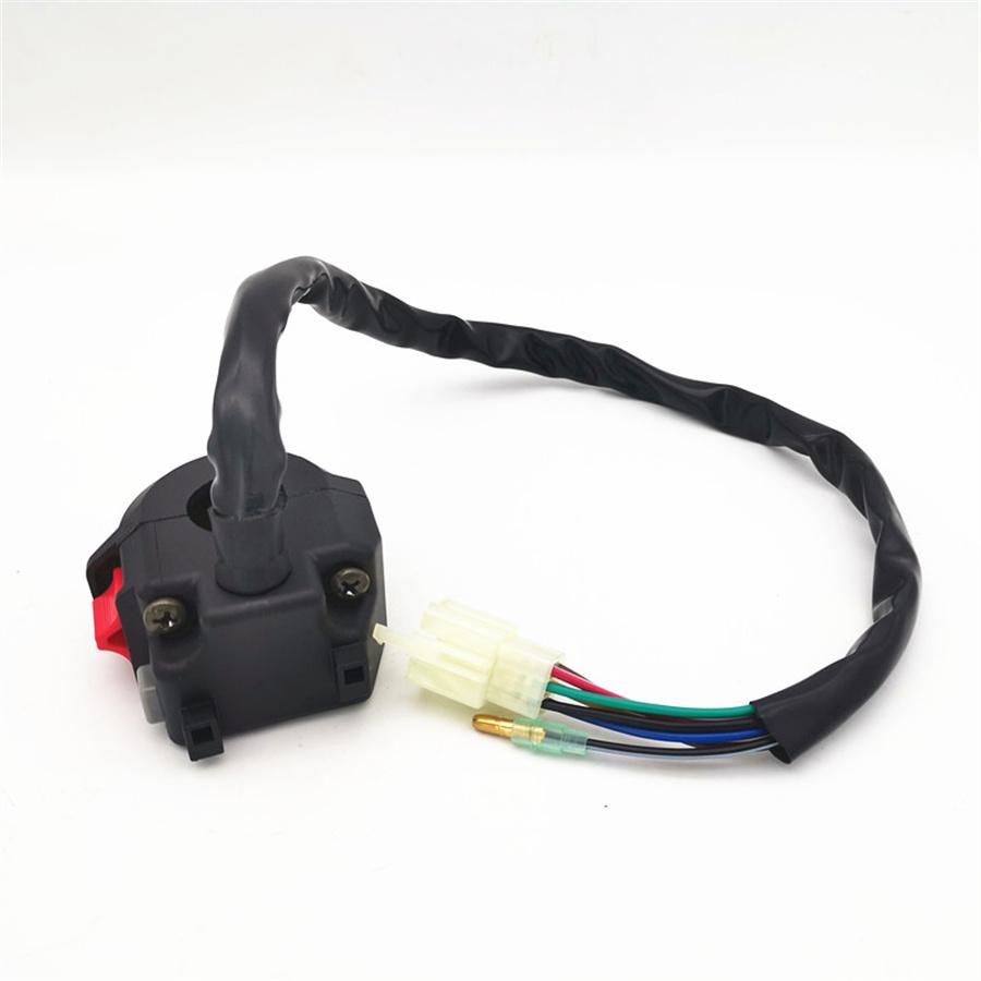 Conjunto Interruptor Punho Esquerdo Farol Pisca Alerta Para Yamaha Warrior 350 YFM350X