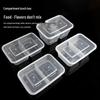 LAOXIANGHE 750ml Dual-Compartment Disposable Takeout Containers