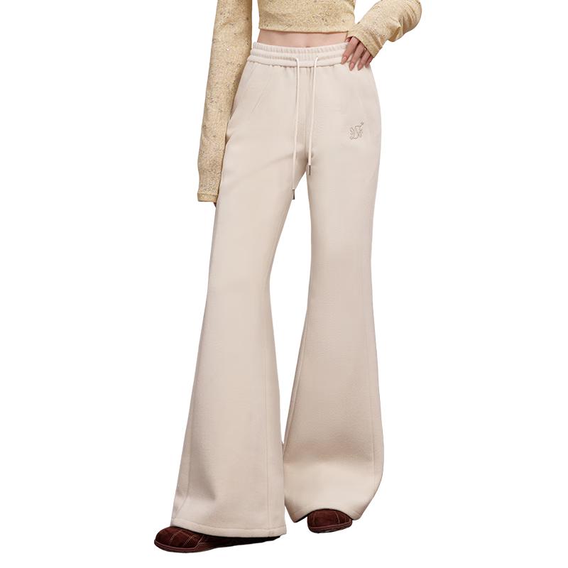 UNIFREE Women's High-Waist Loose Flared Trousers