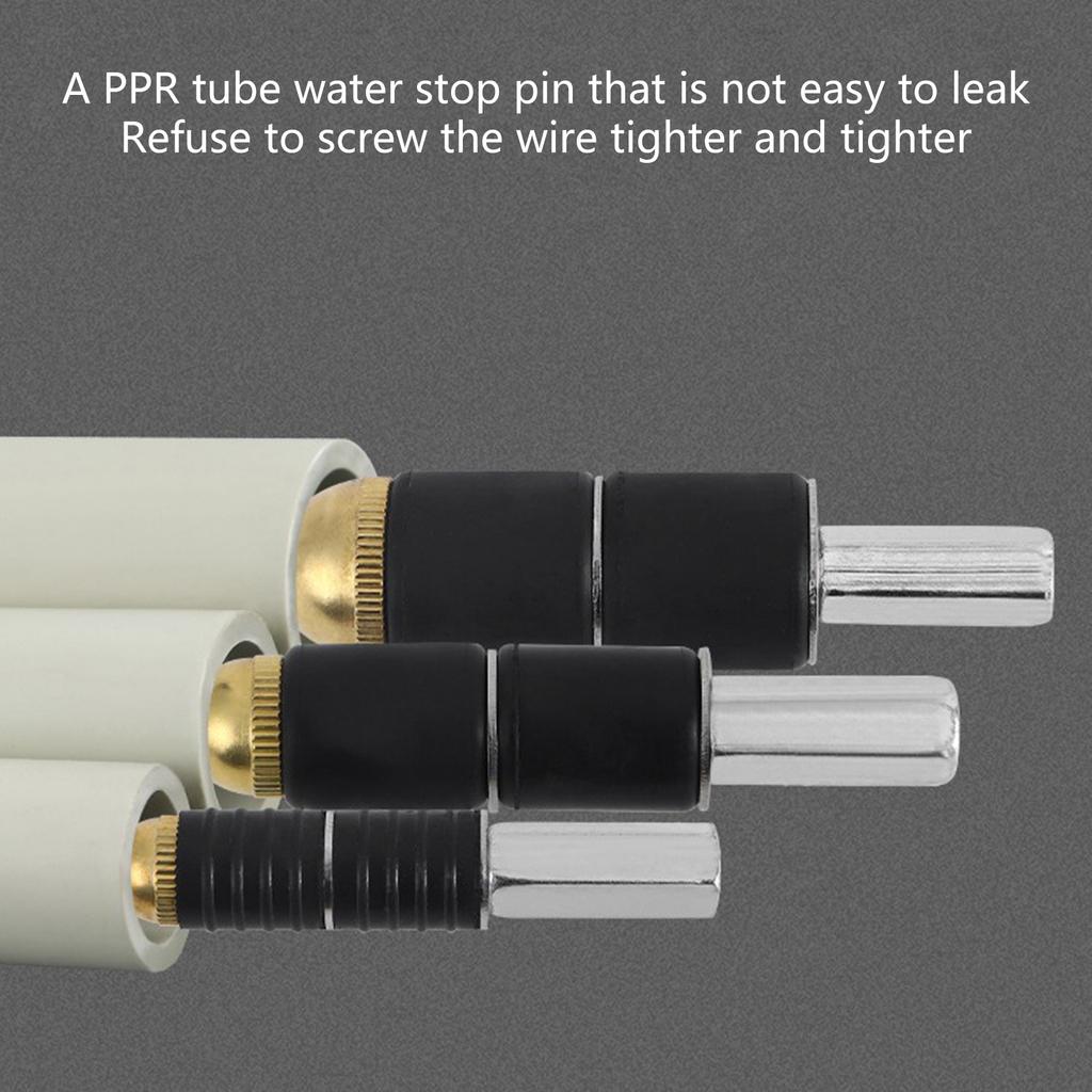 Universal Hot Melt Water Stop Pins Hexagon Tube Water Stop Pins Upgrades for Indoor & Outdoor Pipe Leakage Solution