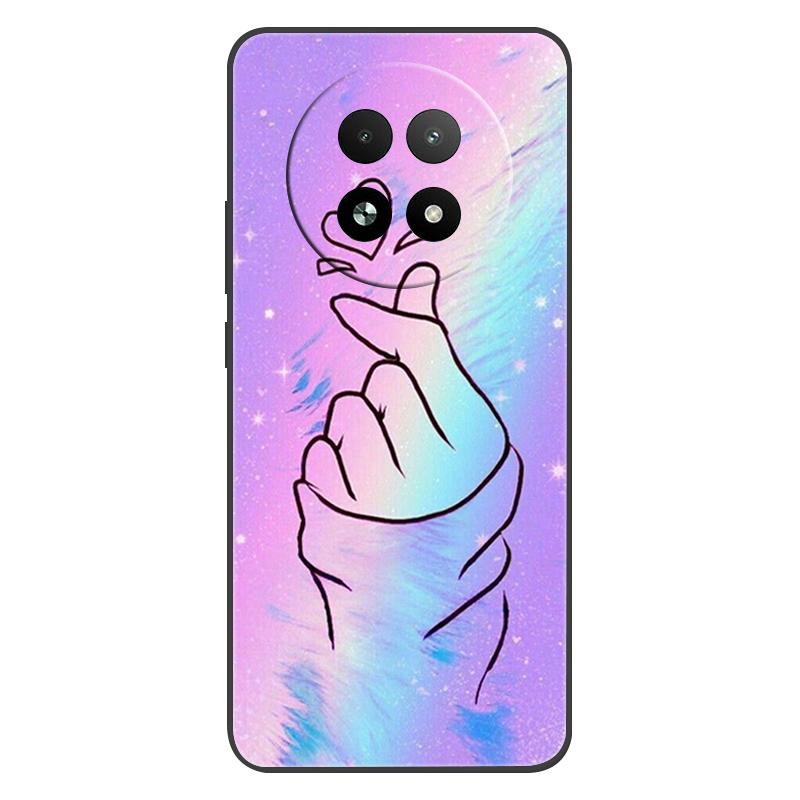 For Realme 13+ 5G Case Silicone Luxury Space Soft Bumper for OPPO Realme 13 Pro Plus 5G Phone Cover TPU Fundas Fashion Bag