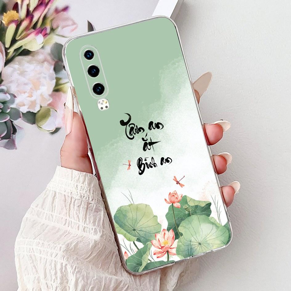 For Huawei P30 Case P30 Pro Cover ELE-L29 ELE-L04 VOG-L29 VOG-L09 Fashion Flower Soft Silicone Bumper For HuaweiP30 P30Pro Coque