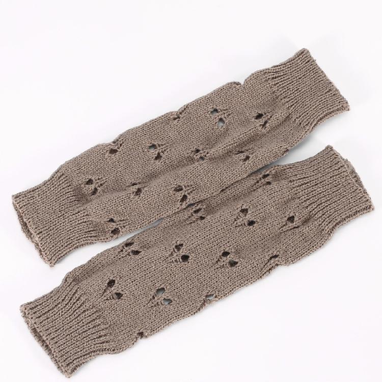 Winter Hand Gloves Soft Warm Gloves Arm Crochet Hollow Out Fingerless Gloves