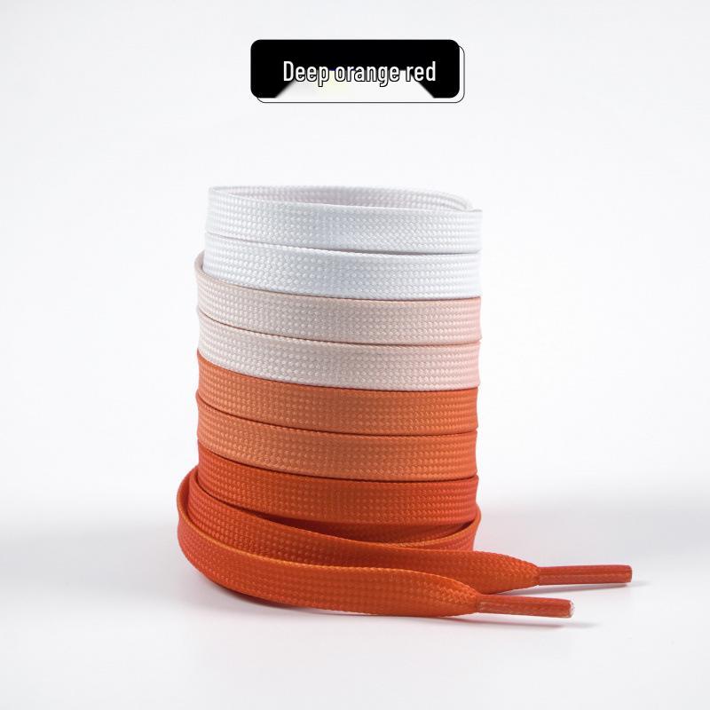Colorful Gradient Shoelaces for Air Force 1, Skate, and White Casual Shoes (1 Pair)
