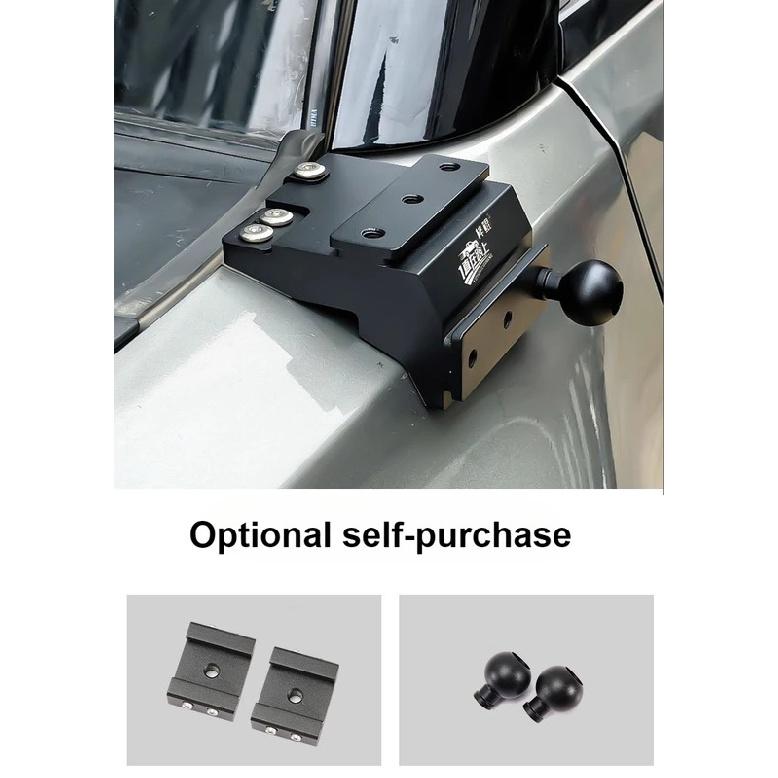 For Jetour T2 A-Pillar Dual Lamp Quick-Release Bracket Hood Auxiliary LED Spotlight Bracket Modification Accessory