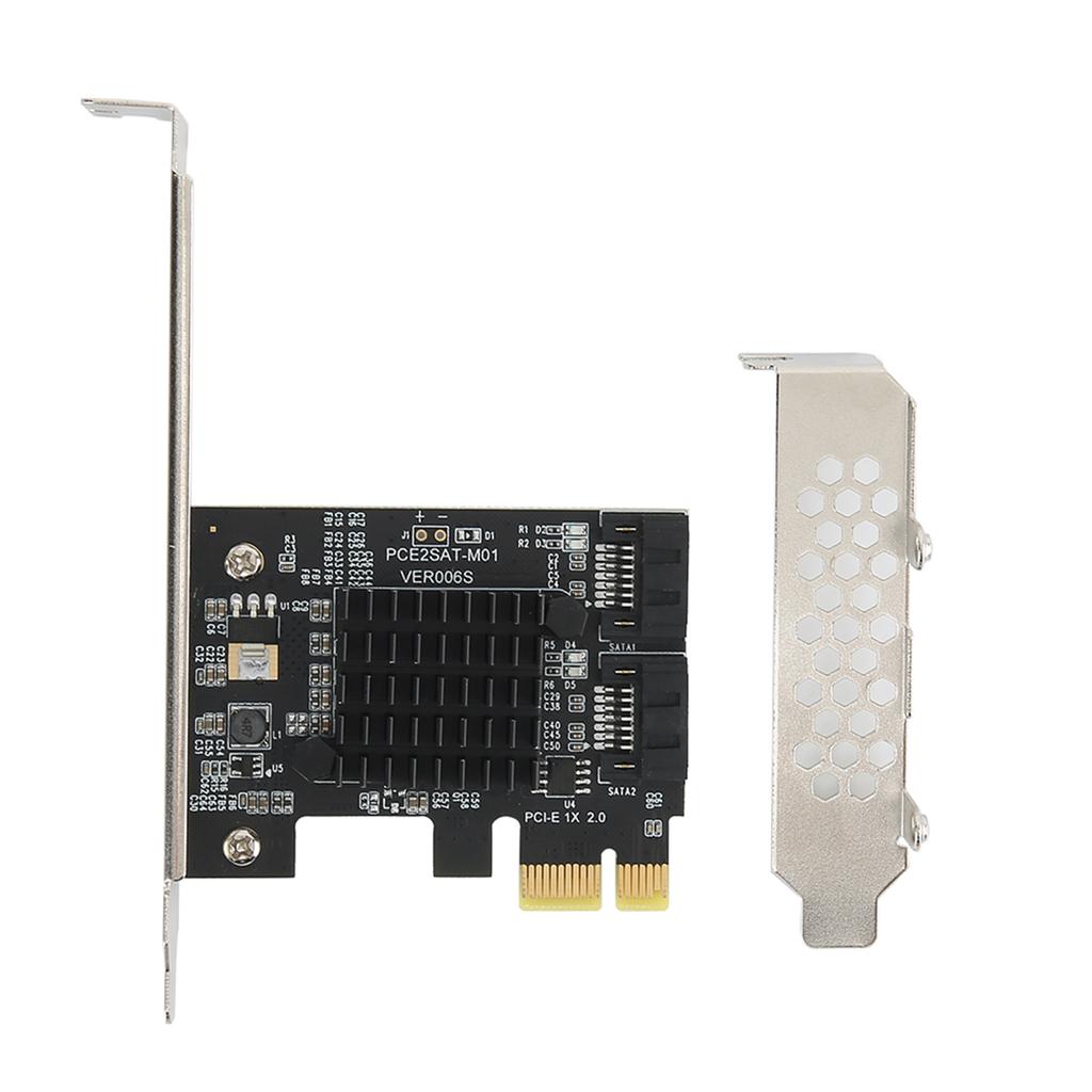 PCIE To 2Port SATA 3.0 Expansion Card PCI Express SATA Adapter Support AHCI1.0 IDE Mode
