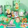 Dschungel Safari Party Dekorationen Gastgeschenke, 72 Stück Dschungel Safari Geburtstagsfeier Geschenke - Safari Party Klatscharmbänder Maske Tüten usw. Dschungel Party Gastgeschenke