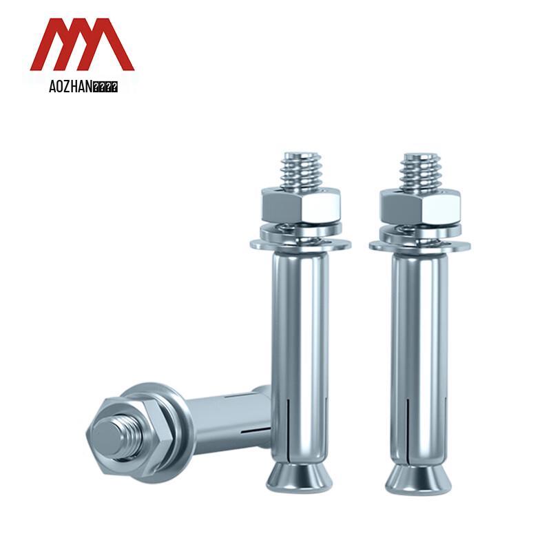 Aozhan Carbon Steel Grade 4.8 Blue-White Zinc Plated Expansion Bolt