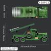 428PCS Soviet BM-13 Rocket Artillery building blocks, military puzzle assembly toys, children's handmade DIY assembly models,