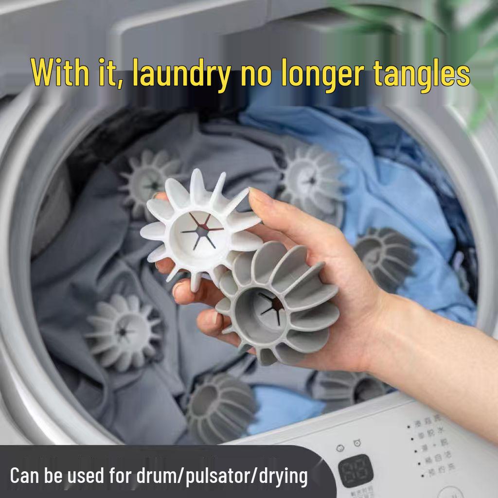 Tangle-Free Sunflower Laundry Ball for Stain Removal