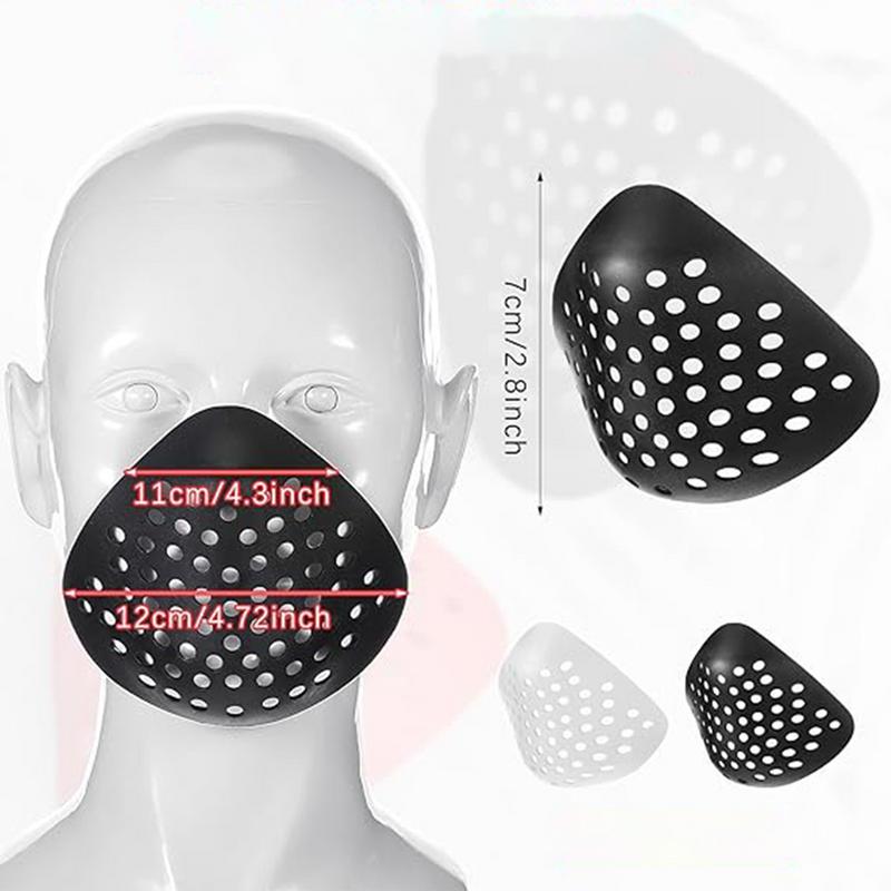 3D Silicone Mask Bracket Women Men Face Protection Support Role-Playing Face Cover Costume Half Face Respiratory Mask Accessory