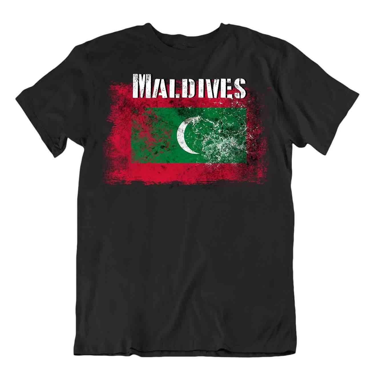 Maldives flag Tshirt T-shirt Tee top city map peace prosperity Islamic faith S