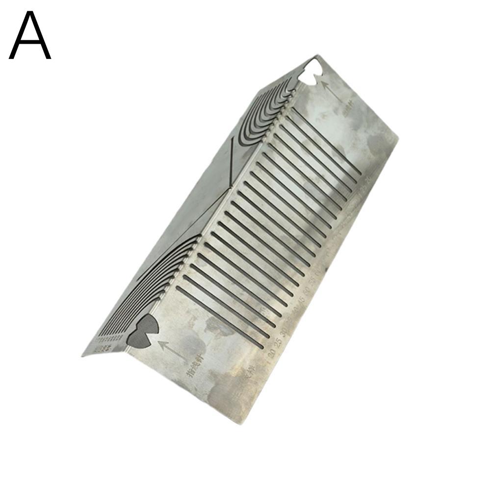 

Квадратная стальная складная 90-градусная линейка для рисования линий, портативный инструмент для измерения градусов, артефакт, вспомогательный чертеж V9I0 Silvery-L