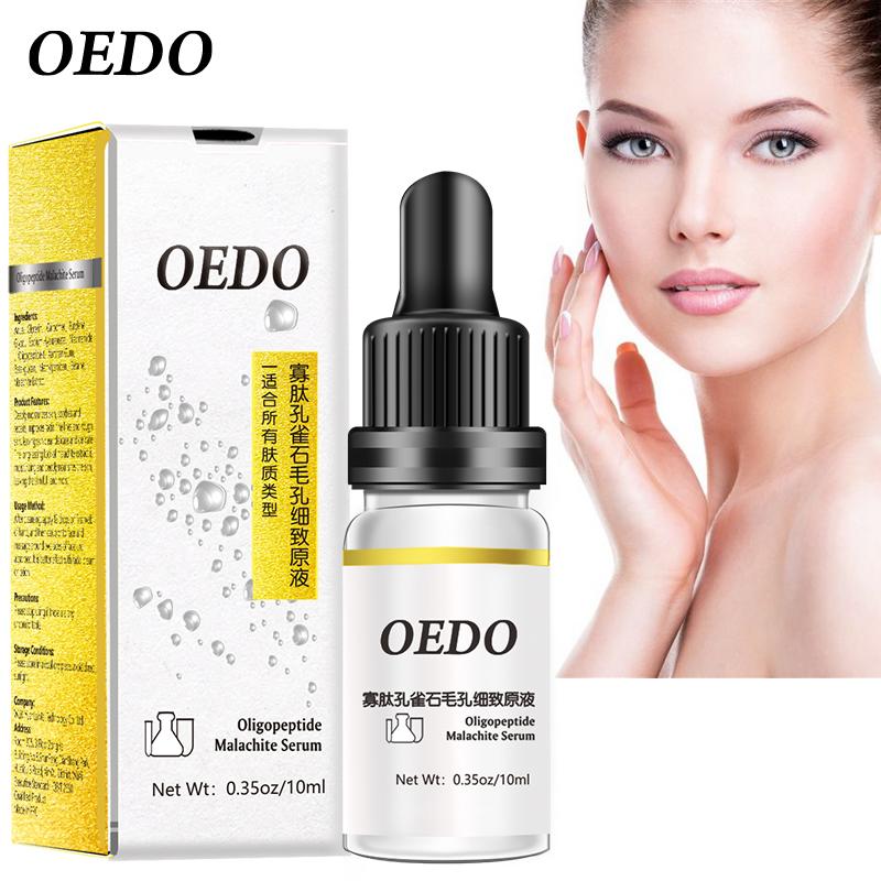10ml Shrink Pores Oligopeptide Malachite Liquid Face Serum Whitening Plant Skin Care Anti Aging Anti Wrinkle Cream