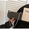Retro Rivet Bag Women's New 2025 Spring Fashion Chain Small Square Bag Korean Version Casual Versatile Shoulder Messenger Bag