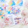 15pcs/lot Kawaii Scrapbook Stickers floating dreams and flowing clouds Junk Journal  Planner Stationery  Planner Decorative