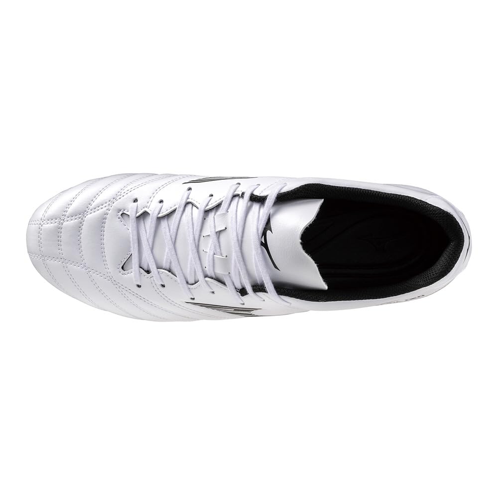 Mizuno Ghete de fotbal Monarcida NEO 3 SELECT 3E, fotbal, late, ușoare, alb/negru, 25,5 cm,