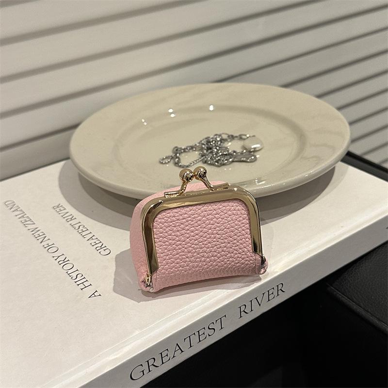 Smyckespåse i äkta läder: Mini myntplånbok & förvaring för ringar, halsband, örhängen