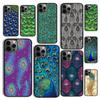 Herbstpfauenfeder Handyhülle Cover für iPhone 17 Air 16 16e 15 12 11 13 14 Pro Max Apple Plus Hülle