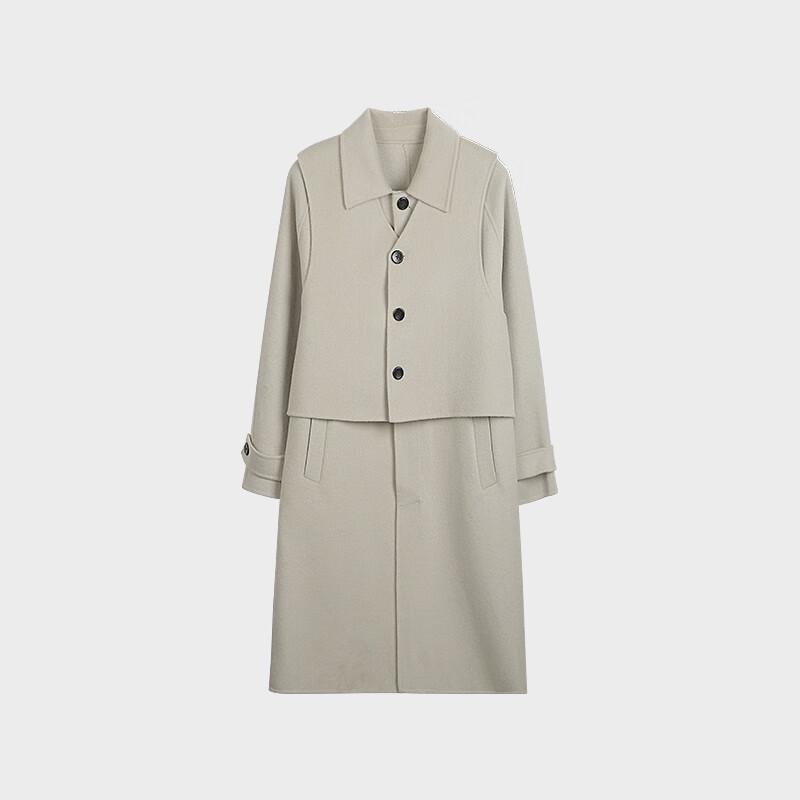 

Men s Wool Blend Overcoat L