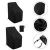 Trapezoidal Design 210D Outdoor Chair Cover with Secure Fit Feature