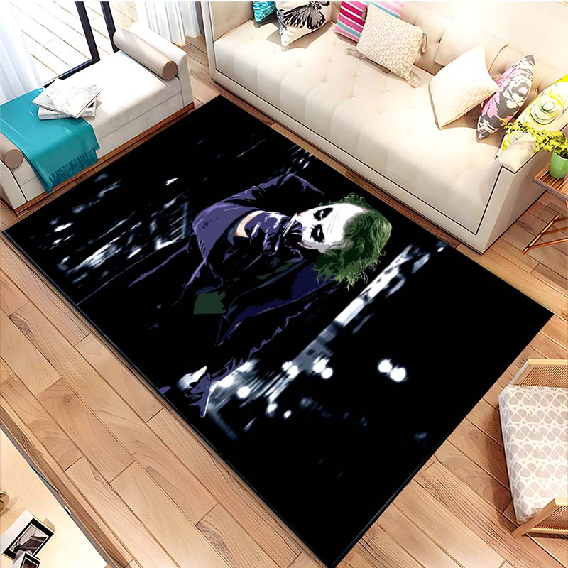 Horror Joker Printed Floor Mat Carpet 15 Sizes Living Room Bedroom Bedside Window Sill Bathroom Floor Mat Home Decoration Home