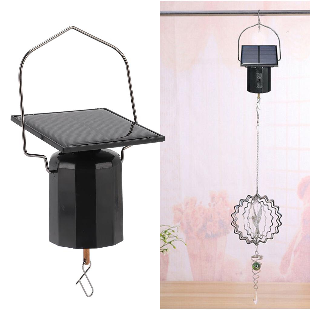 Solar Wind Spinner Motor IP2 Waterproof Eco Friendly Small Hanging Solar Rotating Motor for Art Orna