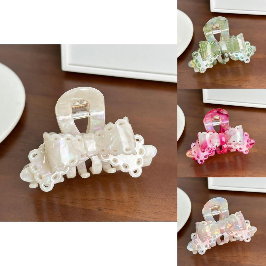Elegant Lace Bow Hair Clip In Assorted Colors For High Ponytail And Updos Perfect For Stylish Women