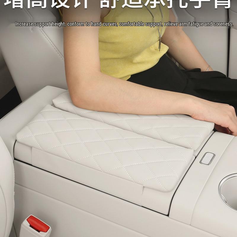 AITO M7/M8 Armrest Box Height Pad & Console Storage Bag - Interior Leather Decor