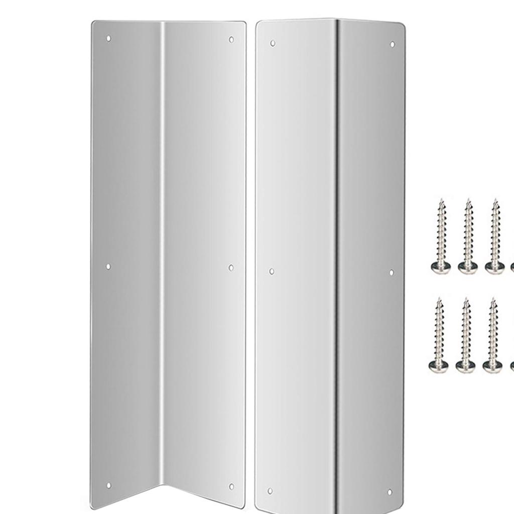 2Pcs Wall Corner Guards Scratchproof 15.75x3.35x3.35 inch Easy Installation Wall Corner Protector for Hospital Shopping Mall