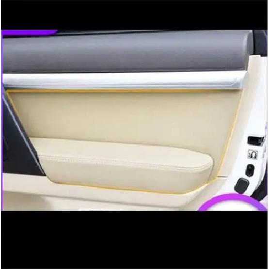 Microfiber Door Panel Armrest Leather Protective Cover For Toyota Land Cruiser 200 2008 2009 2010 2011 2012 - car interior