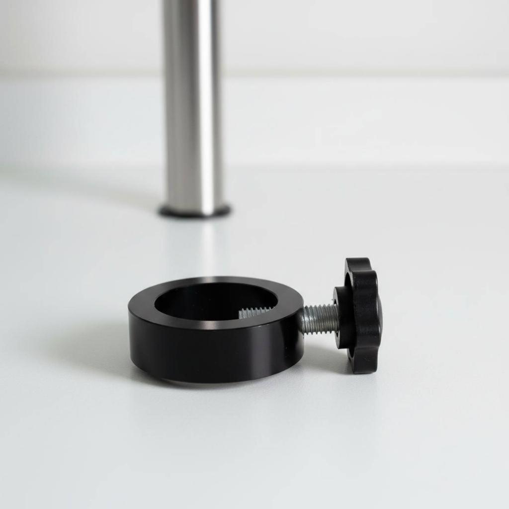 32 Mm Microscope Collar Sturdy Metal Microscope Stand Clamp Band Laboratory Equipment Focusing Rack 360 Degree Rotation